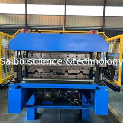 PPGI Efficient Roof Panel Forming Machine 22 Down Stations 16.5kw 3Phase