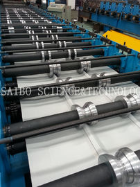 Chain Drive Roofing Roll Forming Machine With 5T Manual Decoiler