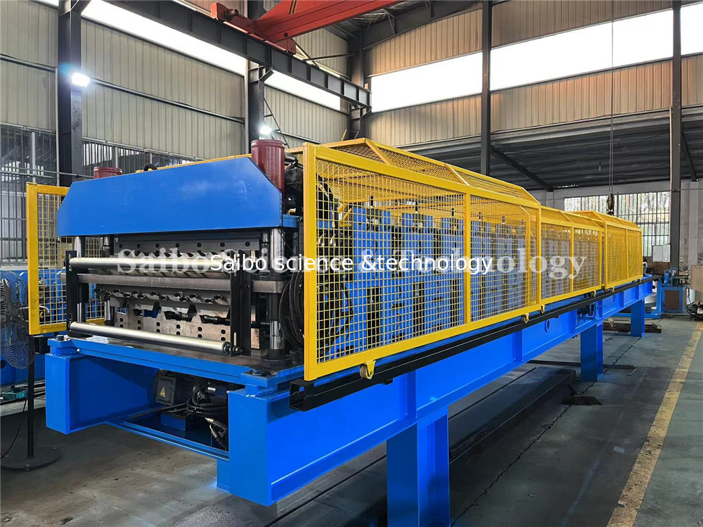 PPGI Efficient Roof Panel Forming Machine 22 Down Stations 16.5kw 3Phase